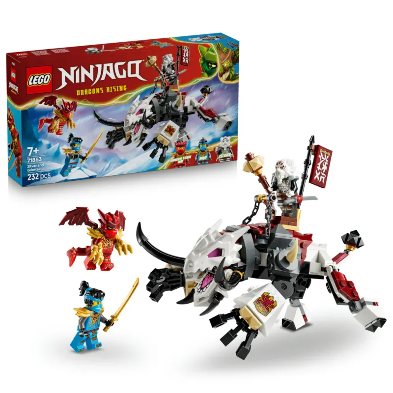 LEGO Ninjago Zilvar and Grimtak the Dragon Beast 71863
