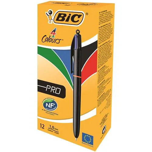 BIC 902129 ballpoint pen Black Blue Green Red Medium 12 pc(s)