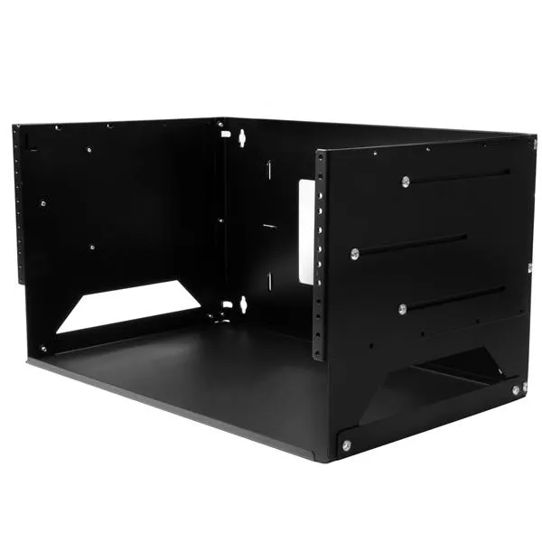 StarTech.com Wall-Mount Server Rack with Built-in Shelf - Solid Steel