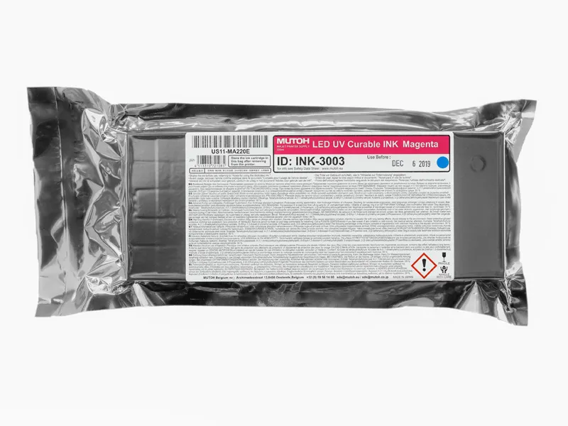 Mutoh 220 ml Flex LED UV Ink Cassette Magenta