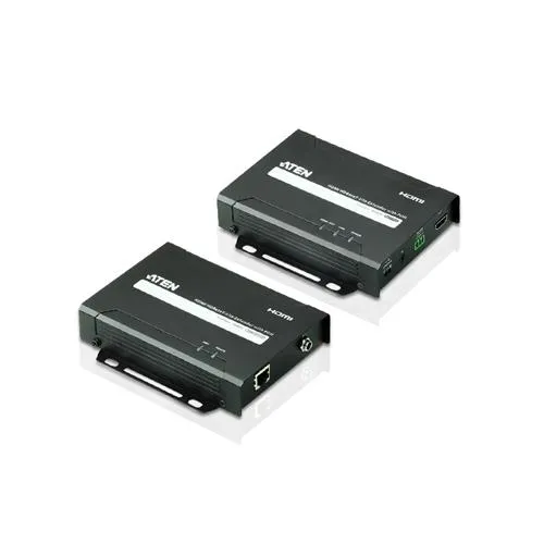 ATEN VE802 AV extender AV transmitter & receiver Black