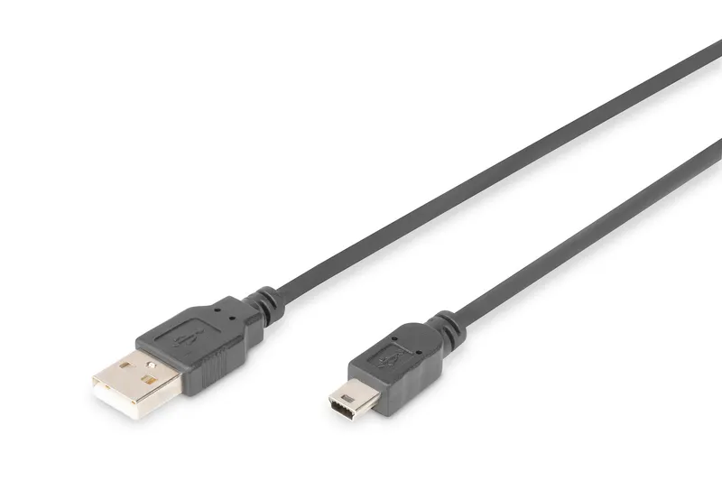 Digitus USB-A - Mini-B connection cable. 3m