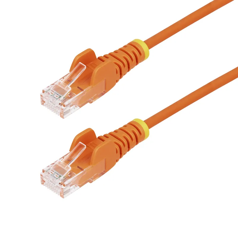 StarTech.com 7m Orange Slim CAT6 Ethernet Cable. Snagless. 100W PoE. U
