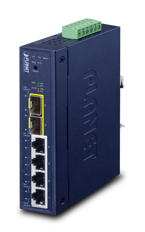 PLANET Industrial L2/L4 4-Port Managed L2/L4 Gigabit Ethernet (10/100/