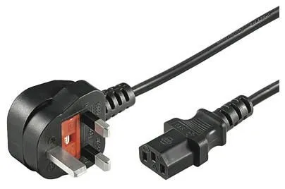 Microconnect PE090420 power cable Black 2 m Power plug type G C13 coup