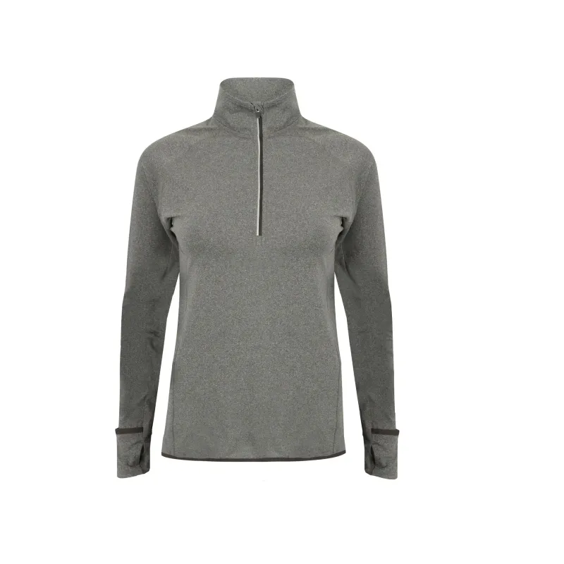Women's Long Sleeve 1/4 Zip Top Tombo