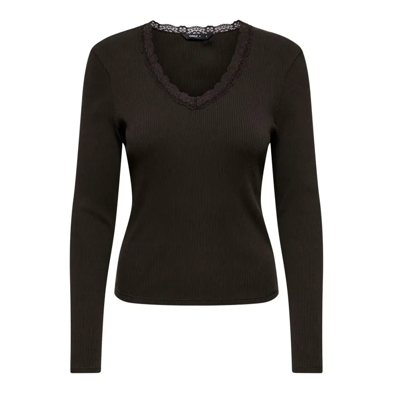 Lace Detail T-shirt Women Only Sara