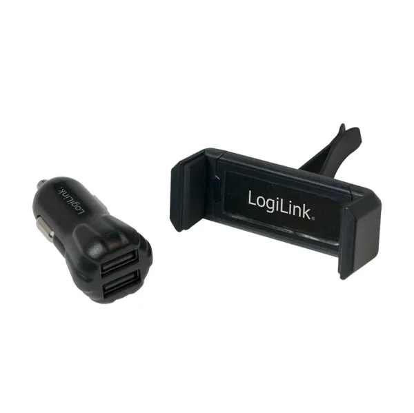 LogiLink PA0133 mobile device charger Smartphone. Tablet Black Cigar l