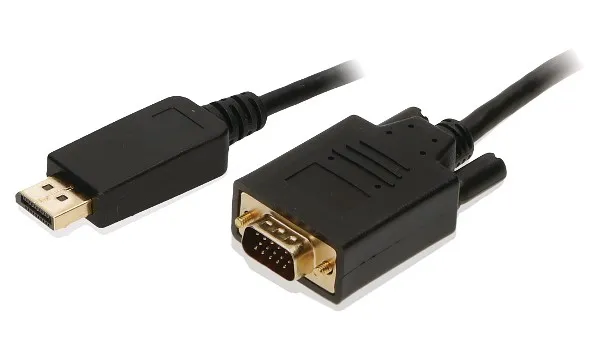 2-Power CAB0052A video cable adapter 2 m HDMI Type A (Standard) VGA (D