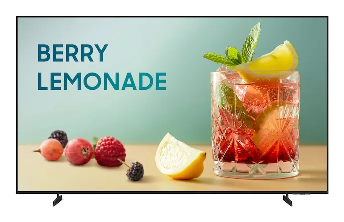 Samsung BE55FX-H Digital signage flat panel 139.7 cm (55") LED Wi-Fi 250 cd/m 4K Ultra HD Black Built-in processor Tizen 16/7