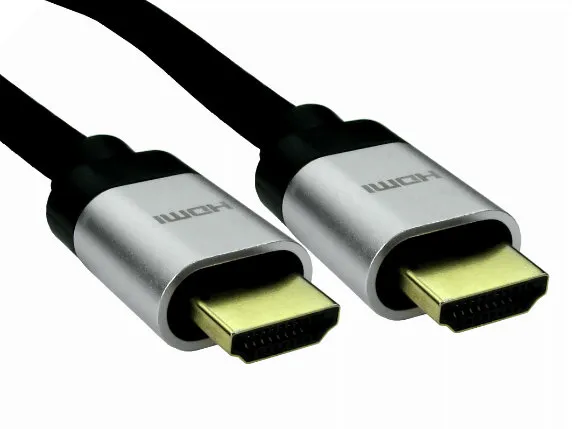 Cables Direct CDLHD8K-02SLV HDMI cable 2 m HDMI Type A (Standard) Black Silver