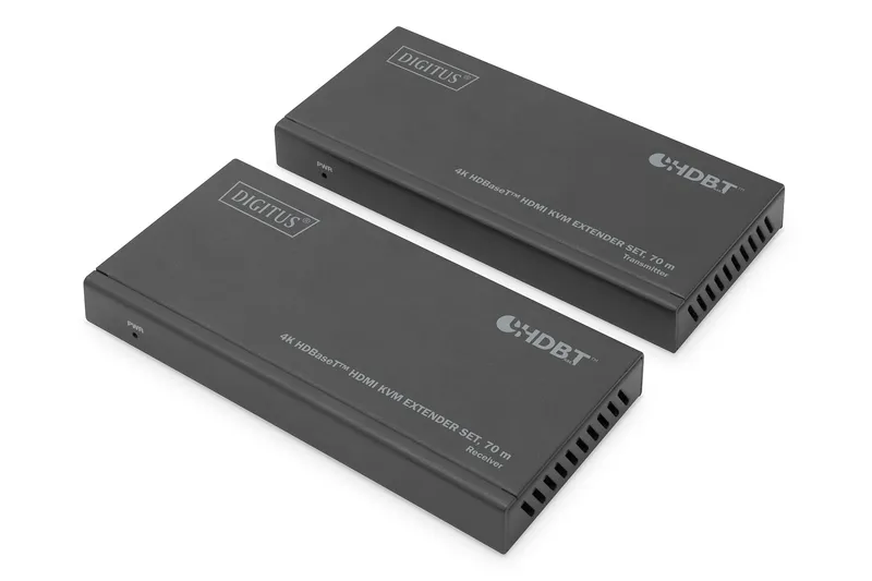 Digitus 4K HDBaseT™ HDMI KVM extender set. 70 m