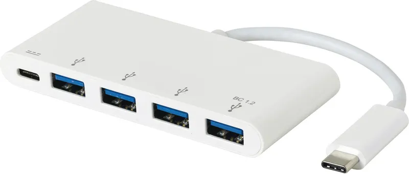 eSTUFF ES623007WH interface hub USB 3.2 Gen 1 (3.1 Gen 1) Type-C 5000