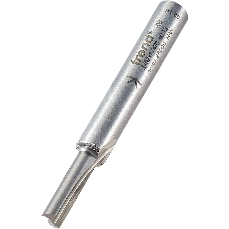 Trend Professional Two Flute Straight Router Cutter