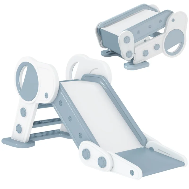 Aiyaplay Foldable Kids Slide, Baby Slide For 1.5-3 Years, Grey
