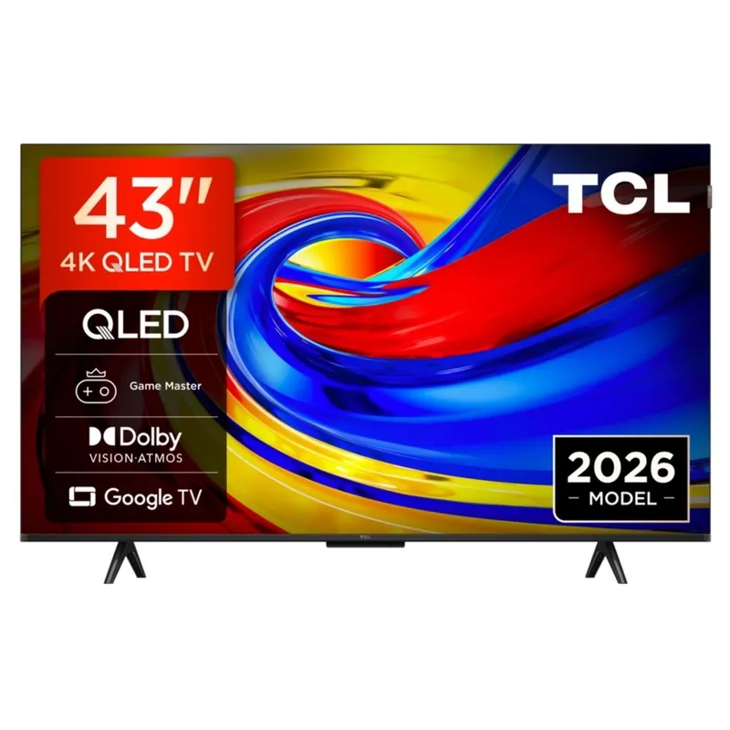 TCL 43P7L-UK 43 Inch QLED 4K Google TV � Dolby Vision Dolby Atmos &amp