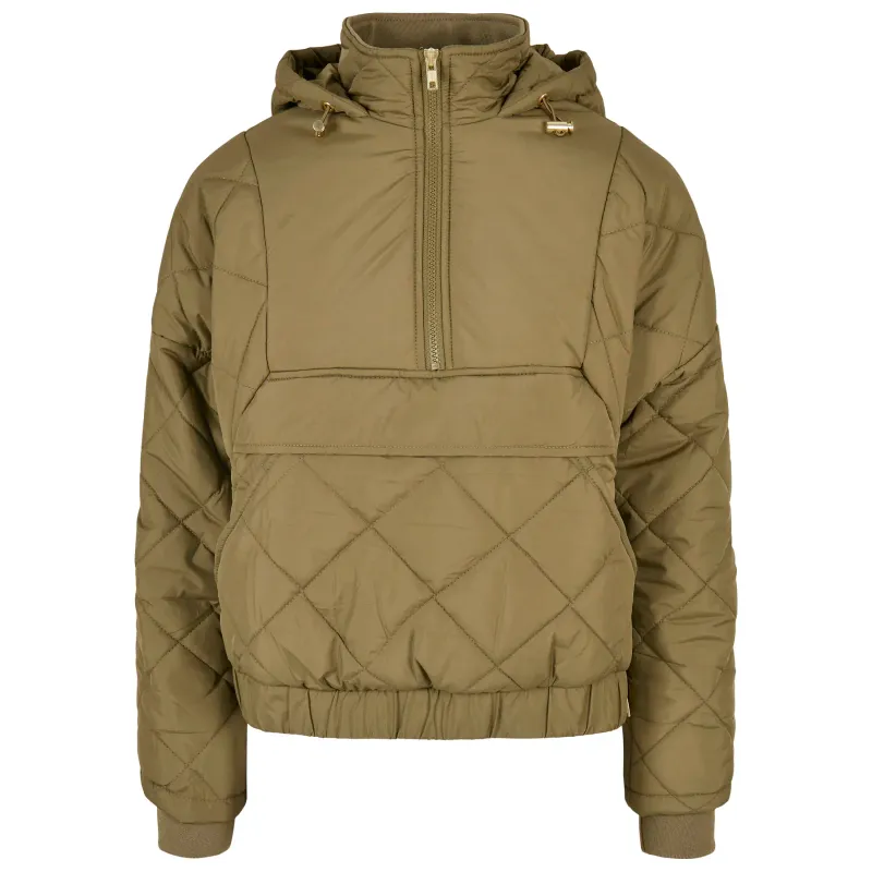 Puffer Jacket Urban Classics oversized diamondQuilted pull over