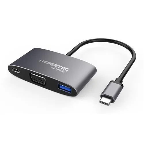 Hypertec AdaptLite VGA Wired USB 3.2 Gen 1 (3.1 Gen 1) Type-C Anthraci