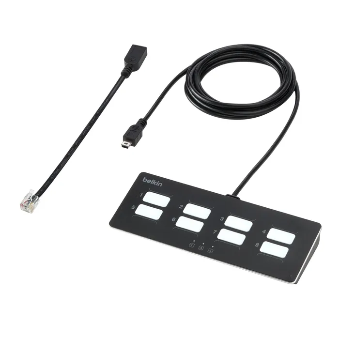 Belkin F1DN-MOD-REM8 KVM switch Black