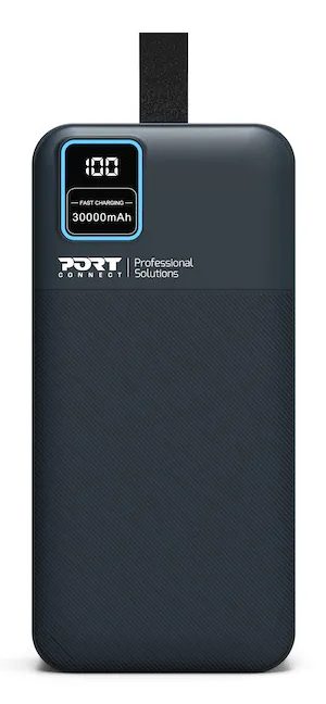 Port Designs 907003 power bank Lithium Polymer (LiPo) 30000 mAh Black