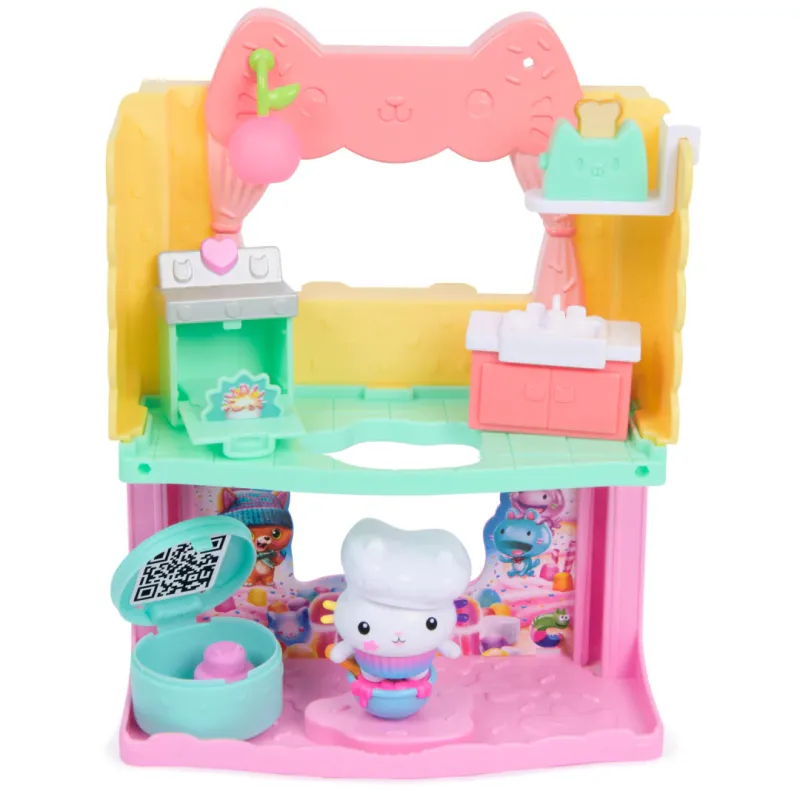 Gabby's Dollhouse Cakey's Sprinkle Cake-tastic Kitchen Playset The Movie