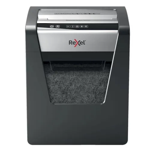 Rexel M510 paper shredder Micro-cut shredding 60 dB 22.3 cm Black Silver