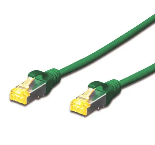 FDL 15M CAT.6a 10Gb S-FTP LSZH PATCH CABLE - GREEN