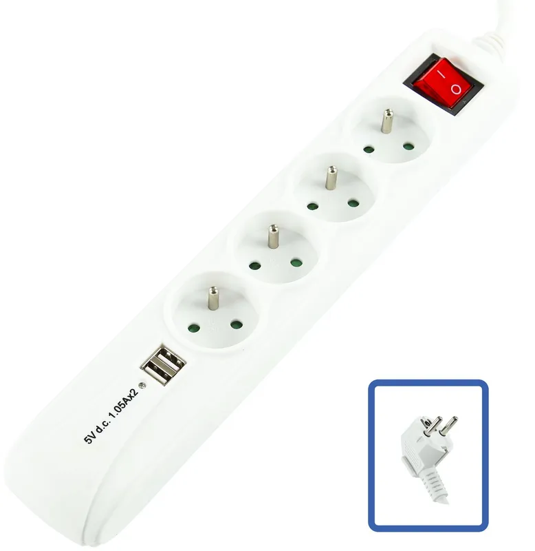 LOGON PROFESSIONAL 4-WY+2 US POWER SRIP: