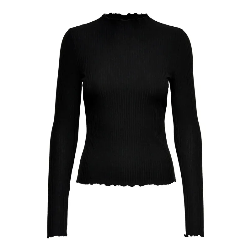 Women's T-shirt Only Emma manches longues col montant