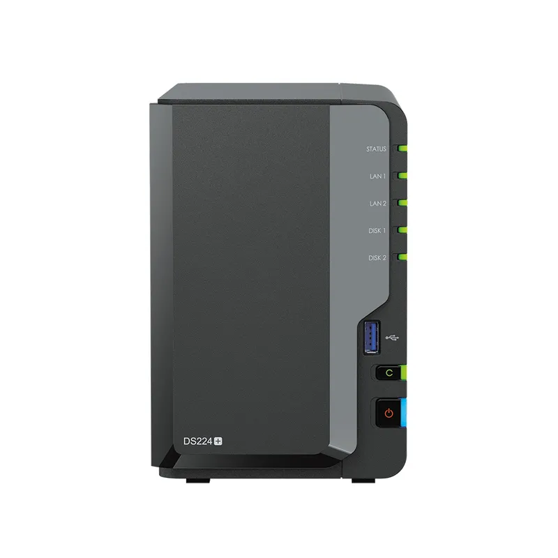 Synology DiskStation DS224+ NAS/storage server Desktop Intel Celeron J4125 2 GB DDR4 0 TB Black
