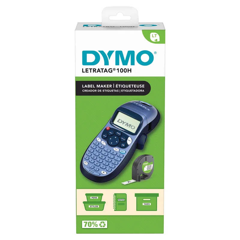 DYMO LetraTag LT-100H Handheld Label Maker | ABC Keyboard Label Printe
