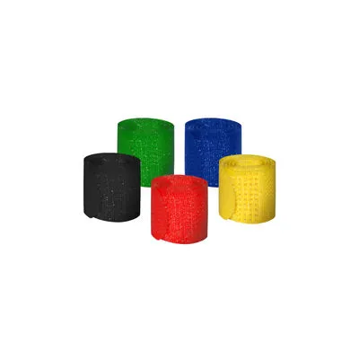 MediaRange Hook and loop cable ties. 16 x 215mm. assorted colors. Pack