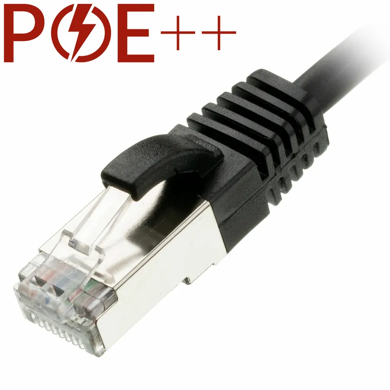 Cablenet 1m Cat6a RJ45 Black U/FTP LSOH 30AWG Slim Snagless Booted Pat