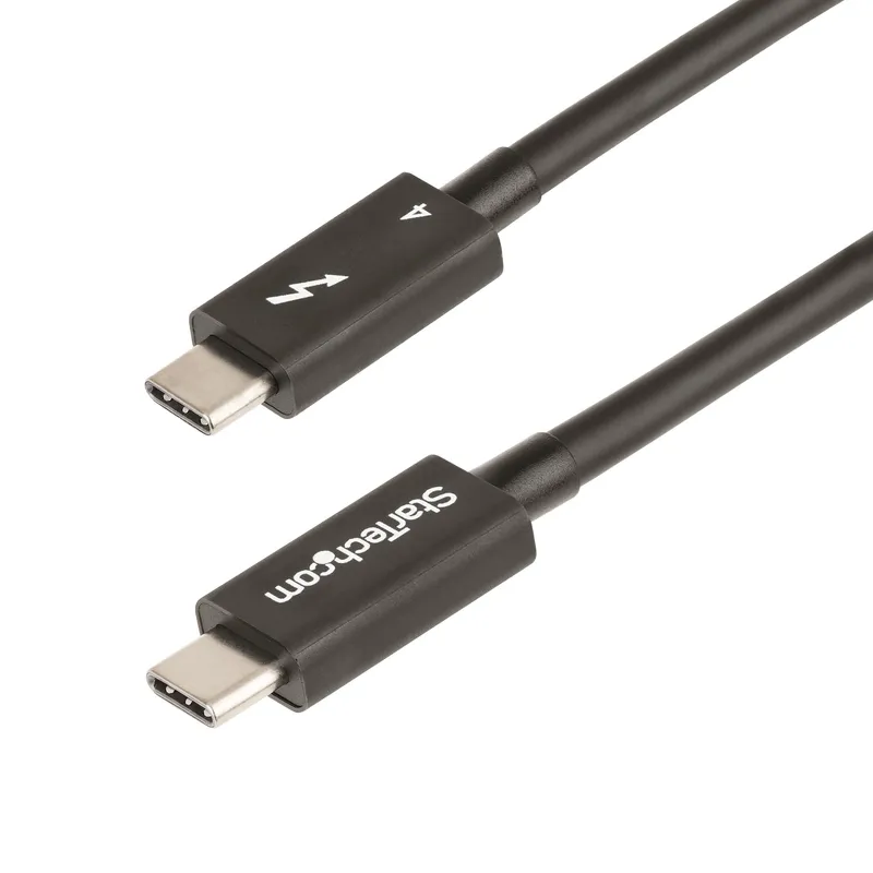 StarTech.com 3ft (1m) Thunderbolt 4 Cable - 40Gbps - 100W PD - 4K/8K V