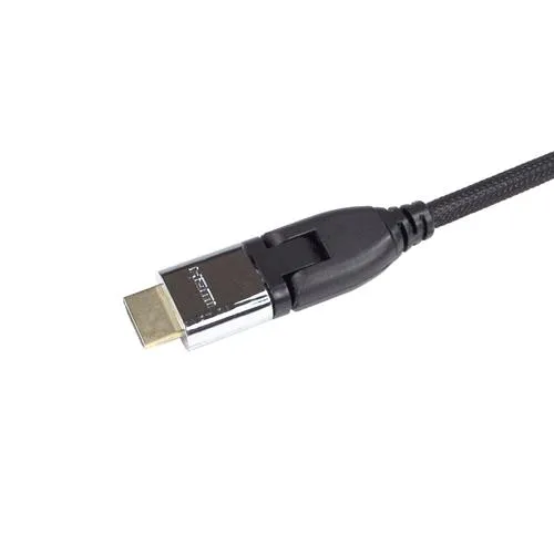 Cables Direct HDMI/HDMI M/M 2m HDMI cable HDMI Type A (Standard) Black Silver