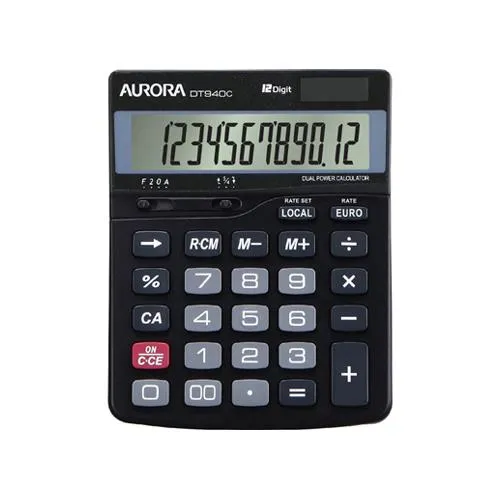 Aurora DT940C calculator Desktop Basic Black