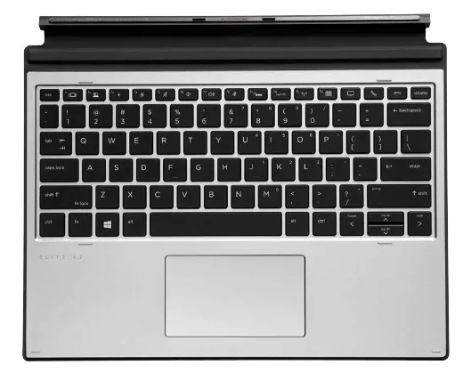 HP L67436-051 mobile device keyboard AZERTY French Pogo Pin Silver