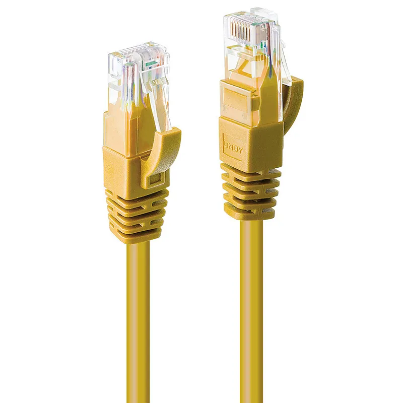 Lindy 10m Cat.6 U/UTP Network Cable. Yellow