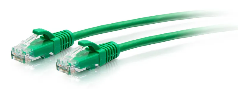 C2G 4.5m Cat6a Snagless Unshielded (UTP) Slim Ethernet Patch Cable - Green