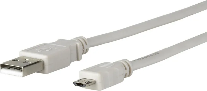 Microconnect USBABMICRO5G USB cable USB 2.0 5 m Micro-USB B USB A Grey