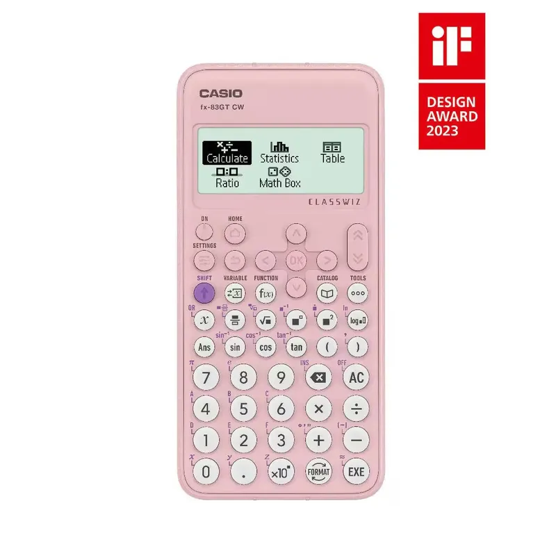 Casio FX-83GTCW+ Scientific Calculator Pink