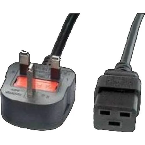 Eaton Cable 13A Uk Plug To IEC C19 Female