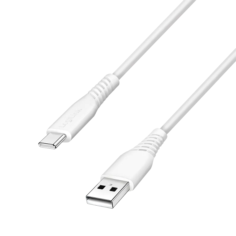 LogiLink USB 2.0 Type-C cable. C/M to A/M. 480 Mbps. 15W. white. 2 m