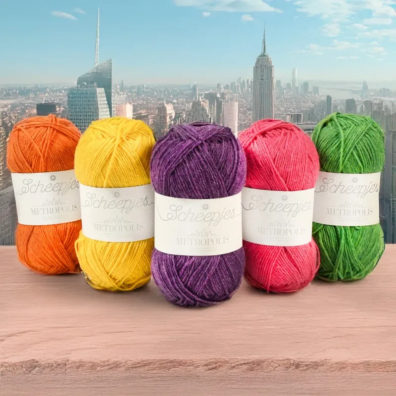 Scheepjes Metropolis 4 Ply Yarn Almaty 057 50g