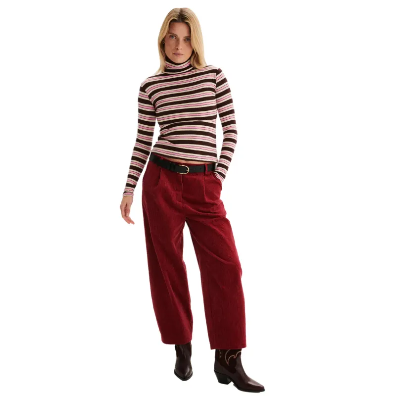 Women's turtleneck sweater She is Sunday Biscotti-E-Latte