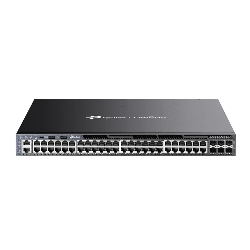 TP-Link Omada 48-Port Gigabit Stackable L3 Managed PoE+ Switch with 6