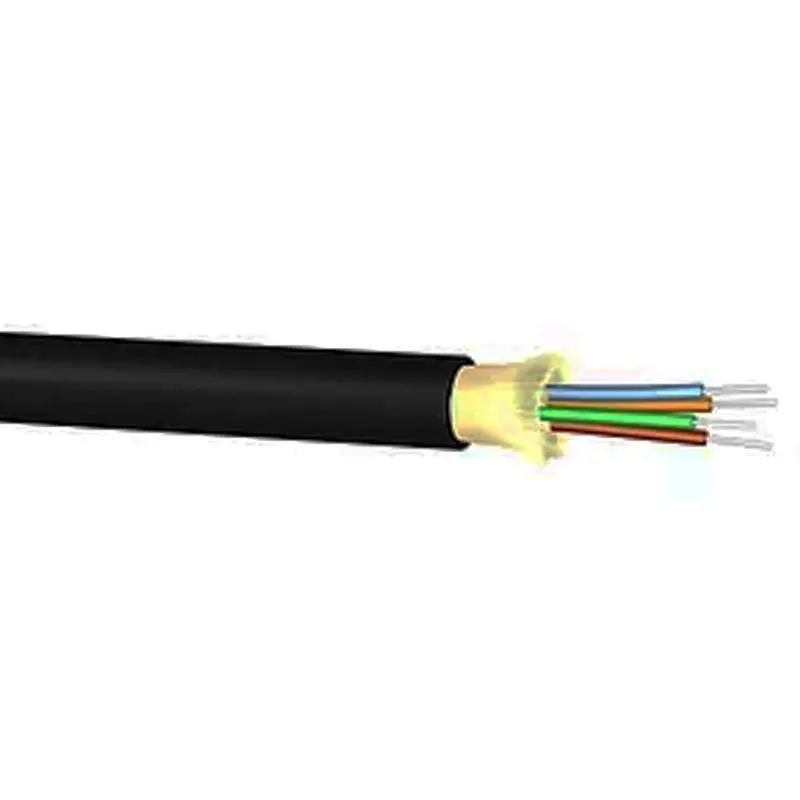 FDL 4 CORE TIGHT BUFFERED CABLE LSZH - OM3 BLACK / MTR.