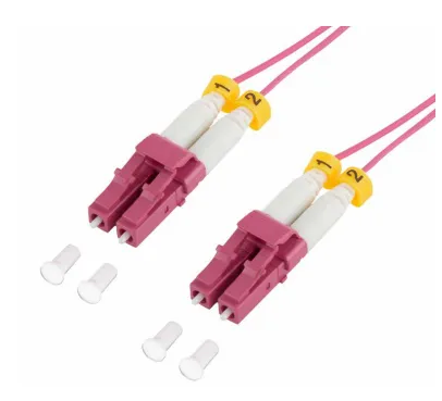 LogiLink FS4LC02 InfiniBand/fibre optic cable 2 m LC LC/UPC Violet