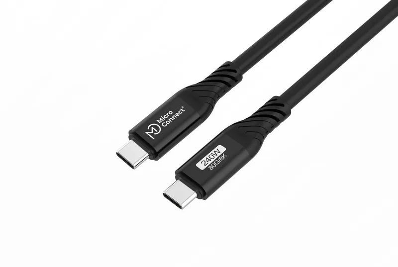 Microconnect USB4CC05-240W-80GBPS USB cable USB4 Gen 3x2 0.5 m USB C B