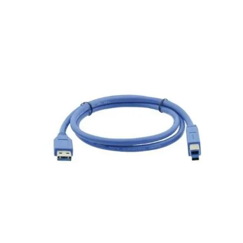 Kramer Electronics 10ft USB3.0-A - USB3.0-B USB cable USB 3.2 Gen 1 (3.1 Gen 1) 3 m USB A USB B 5 Gbit/s Black
